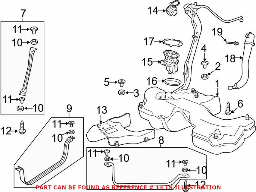 Audi Fuel Tank Cap 8W0201550D